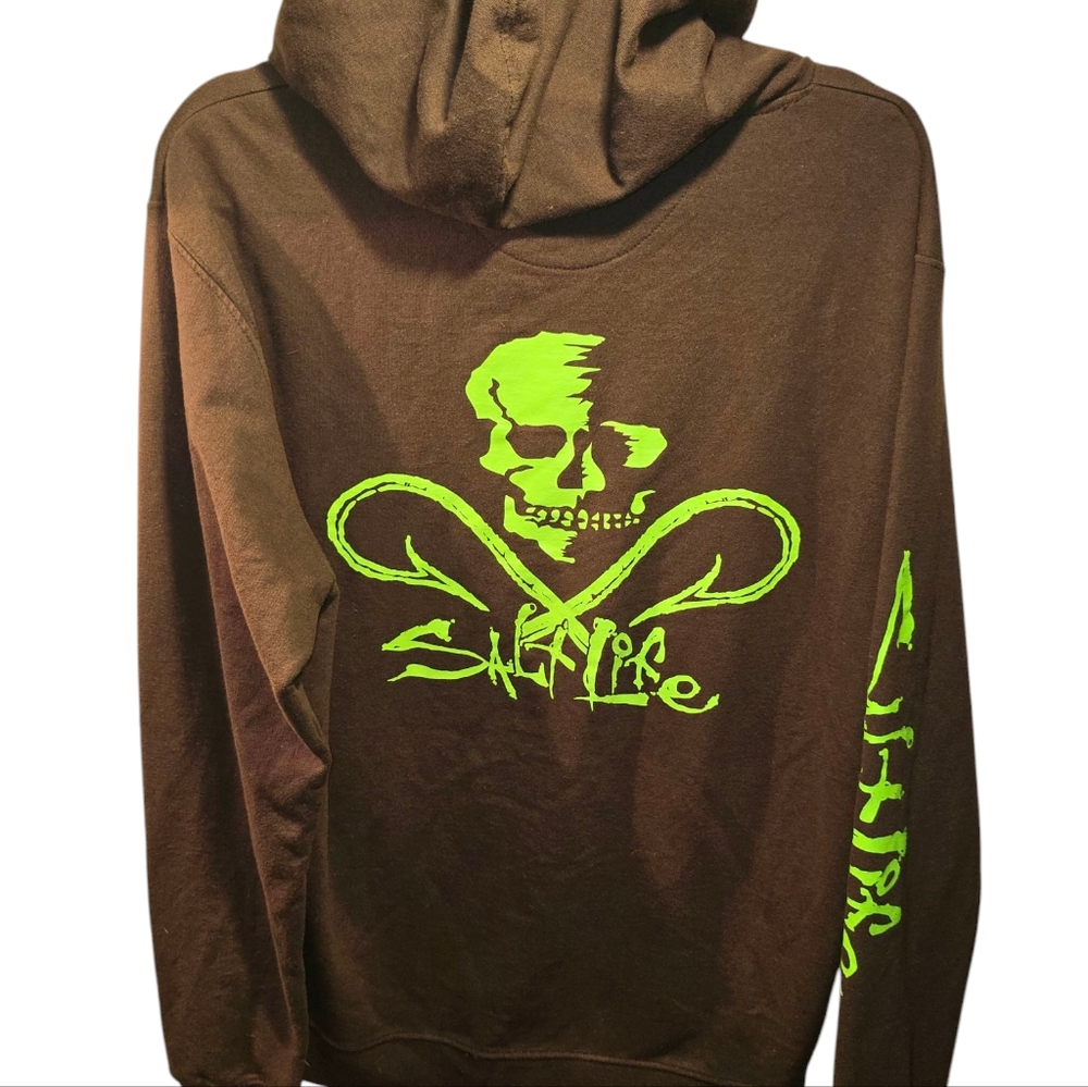 Salt Life Sz. Xlarge Black Unisex Hoodie - Picture 2 of 7